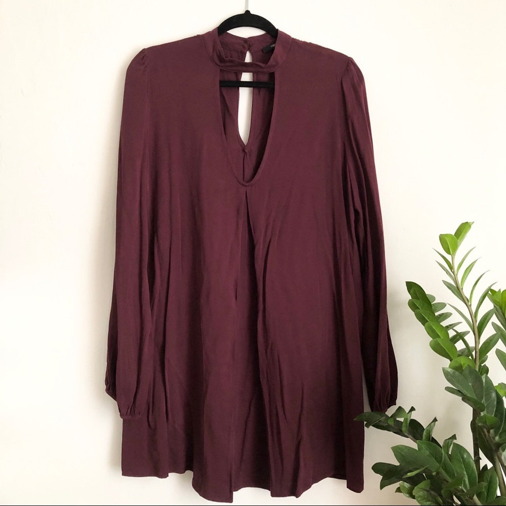 FOREVER 21 Mock Neck Shift Dress